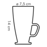 Fotogalerie - Skleněný hrnek latté macchiato CREMA 300 ml