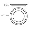 Fotogalerie - Servírovací talíř GUSTITO, ¤31 cm