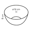 Fotogalerie - Skleněná mísa GIRO ¤ 16 cm