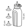 Fotogalerie - Dávkovací láhev PRESTO 250 ml, 4 trysky
