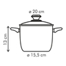 Fotogalerie - Hrnec PRESTO s poklicí ¤ 24 cm, 6.5 l, antiadhezní povlak