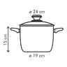 Fotogalerie - Hrnec PRESTO s poklicí ¤ 20 cm, 3.5 l, antiadhezní povlak