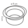 Fotogalerie - Miska na muffiny GUSTO ¤ 9 cm, 2 ks