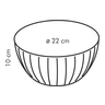 Fotogalerie - Mísa plastová DELÍCIA ¤ 22 cm, 2.5 l