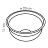 Fotogalerie - Mísa DELÍCIA, nerez, ¤ 20 cm, 2.5 l