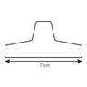Fotogalerie - Kuchyňská klipsa PRESIDENT 7 cm, 2 ks