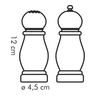 Fotogalerie - Mlýnek na pepř a solnička CLASSIC, 2 ks, 12 cm