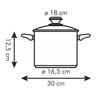 Fotogalerie - Hrnec PRESTO s poklicí, ¤ 18 cm, 3.0 l