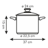 Fotogalerie - Hrnec PRESTO s poklicí, ¤ 24 cm, 7.0 l
