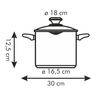 Fotogalerie - Hrnec PRESTO s nálevkou a poklicí, ¤ 18 cm, 2.5 l