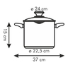 Fotogalerie - Hrnec PRESTO s nálevkou a poklicí, ¤ 24 cm, 6.0 l