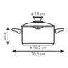 Fotogalerie - Kastrol PRESTO s nálevkou a poklicí, ¤ 18 cm, 2.0 l