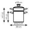 Fotogalerie - Hrnec na špagety PRESTO s poklicí, ¤ 18 cm, 4,0 l 