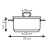 Fotogalerie - Kastrol HOME PROFI s poklicí ¤ 24 cm, 5,0 l
