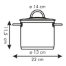 Fotogalerie - Hrnec VISION Â¤14 cm s poklicÃ­, 1,5 l