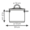 Fotogalerie - Hrnec VISION Â¤16 cm s poklicÃ­, 2,0 l
