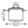 Fotogalerie - Hrnec VISION Â¤20 cm s poklicÃ­, 4,0 l