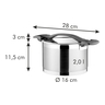 Fotogalerie - Hrnec ULTIMA s poklicí ¤ 16 cm, 2.0 l