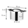 Fotogalerie - Hrnec ULTIMA s poklicí ¤ 22 cm, 5.5 l