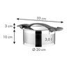 Fotogalerie - Kastrol ULTIMA s poklicí ¤ 20 cm, 3.0 l