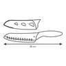 Fotogalerie - Antiadhezní nůž Santoku PRESTO TONE 16 cm