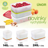 Fotogalerie - Zdravé dózy do mrazničky PURITY 1.0 l, 3 ks