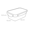 Fotogalerie - Dóza FRESHBOX 1.0 l, obdélníková