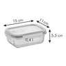 Fotogalerie - Dóza FRESHBOX GLASS 0.4 l, obdélníková
