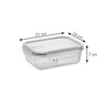 Fotogalerie - Dóza FRESHBOX GLASS 1.0 l, obdélníková