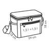 Fotogalerie - Termobrašna s gelovým chladičem COOLBAG, 2 dózy
