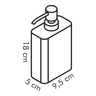 Fotogalerie - Dávkovač saponátu ONLINE 350 ml, úzký