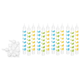 Dortové svíčky DELÍCIA KIDS 8 cm, 12 ks