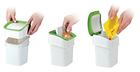 Stolní odpadkový koš CLEAN KIT Tescoma