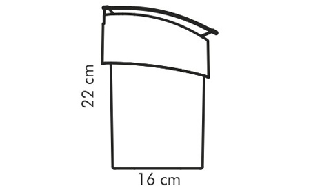 Stolní odpadkový koš CLEAN KIT Tescoma