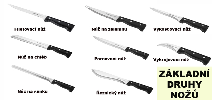 Kuchyňské nože Tescoma obrázek nože Tescoma