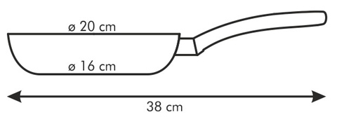 Keramická pánev FUSION ¤ 20 cm