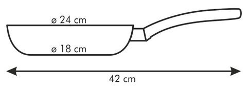 Keramická pánev FUSION ¤ 24 cm