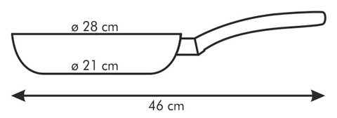 Keramická pánev FUSION ¤ 28 cm