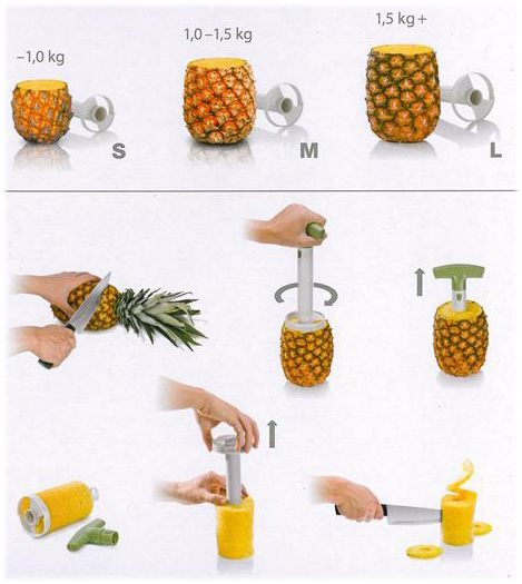 kráječ na ananas tescoma