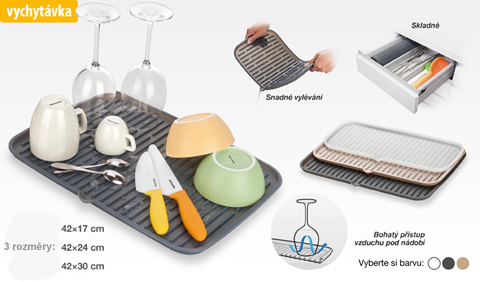 Odkapávač silikonový CLEAN KIT
