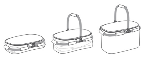 Termokošík skládací COOLBAG Tescoma