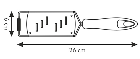 Struhadlo PRESTO X - sharp, plátkovací tescoma